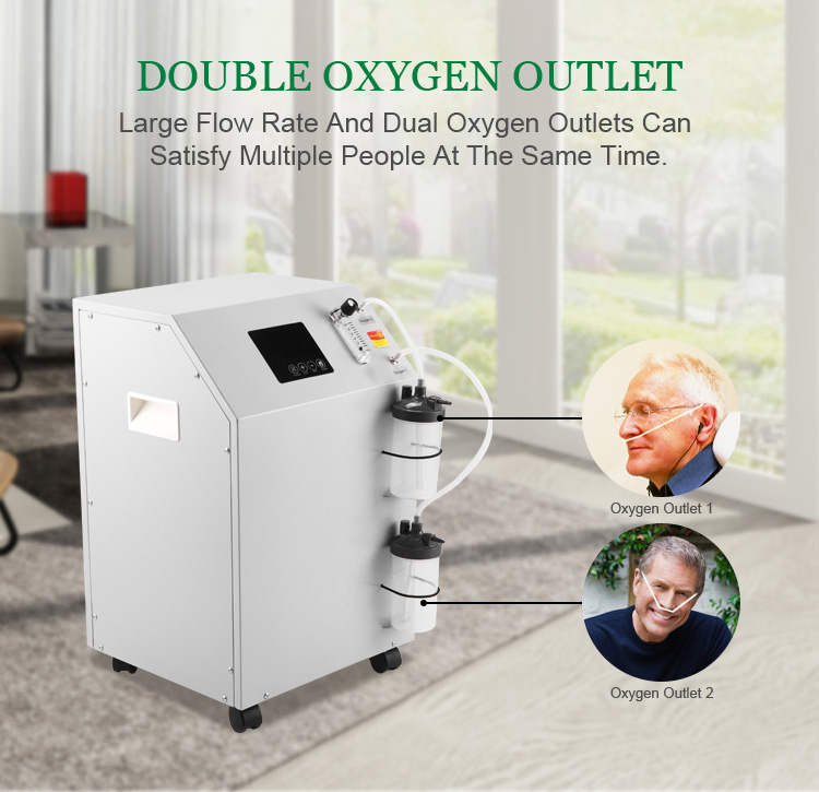 Dual oxygen outlet system