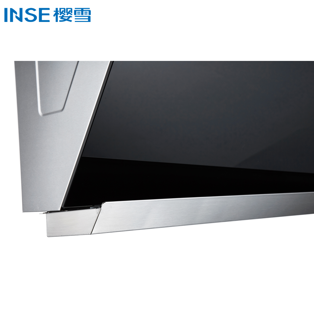 Wall Mount Kitchen Range Hood with Glass Panel
