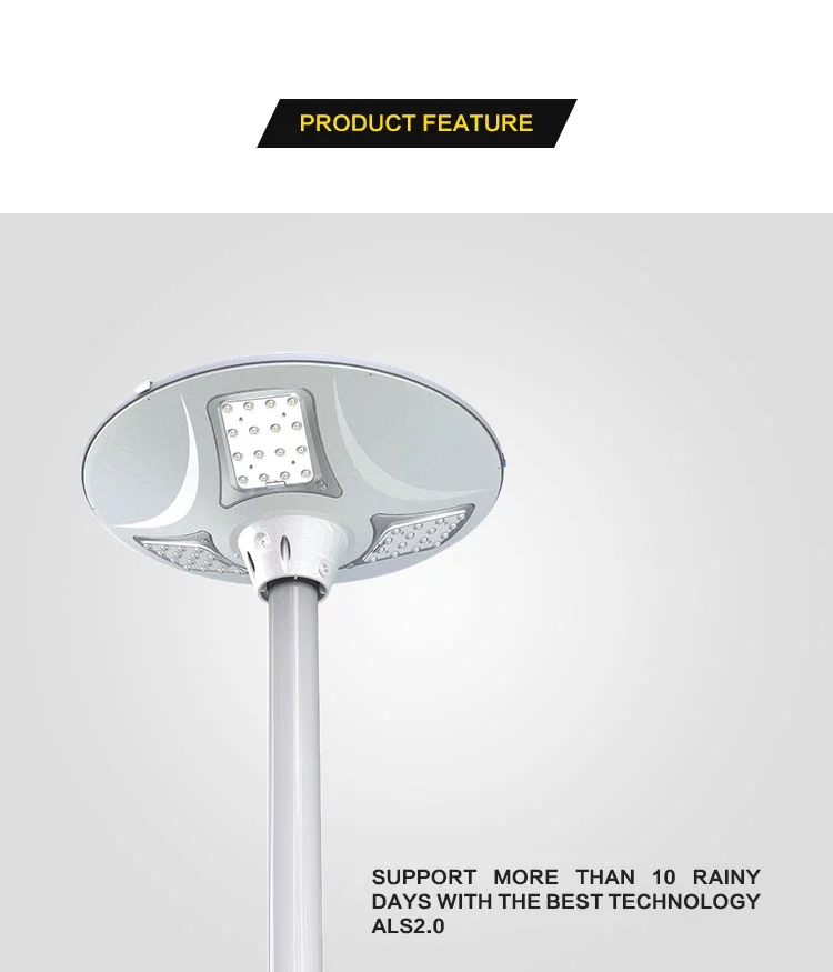 New integrated design ufo round led 20w all in one outdoor solar powered landscape/garden - Image 3