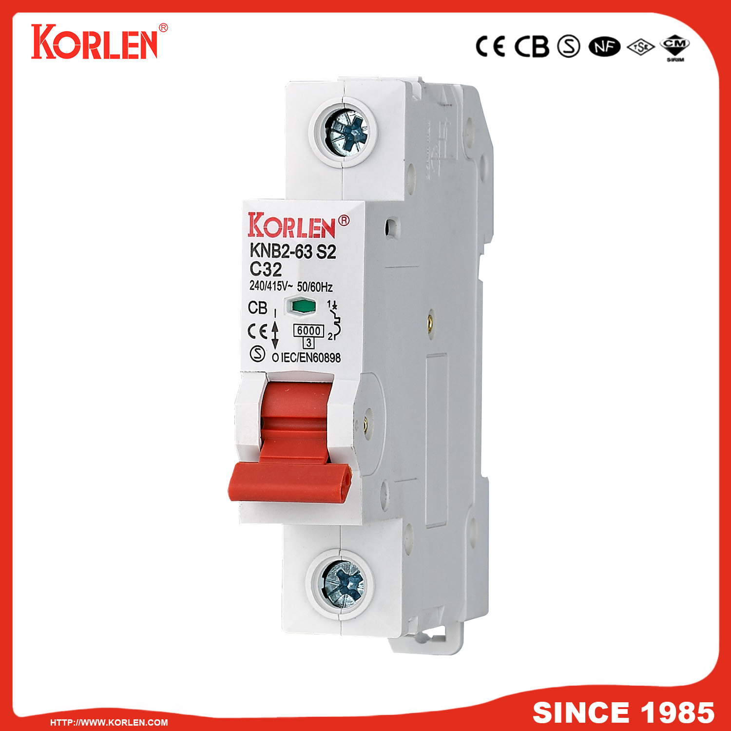 NEW KNB2-63-S2 2019 Miniature Circuit Breaker - Image 3