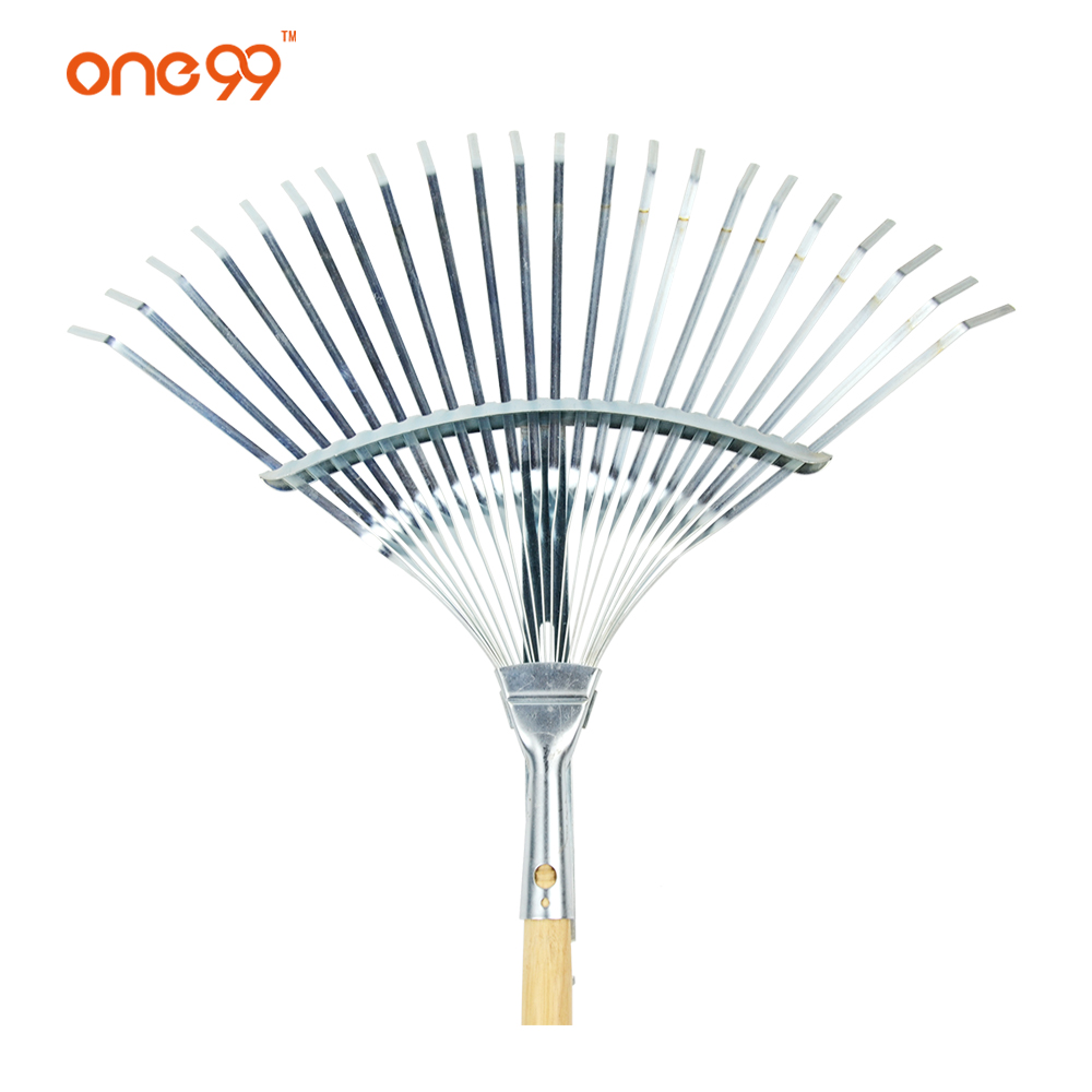 new style 22 teeth galvanized adjustable garden claw hand rake - Image 2
