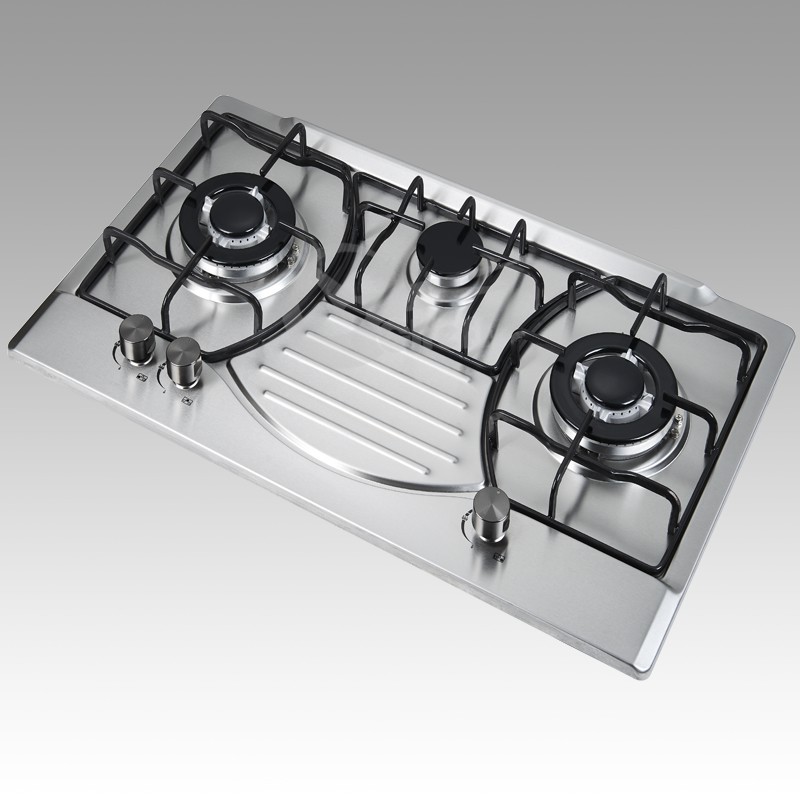 Newest modern stainless steel stove built-in hobs gas lpg hob for kitchen - Image 3