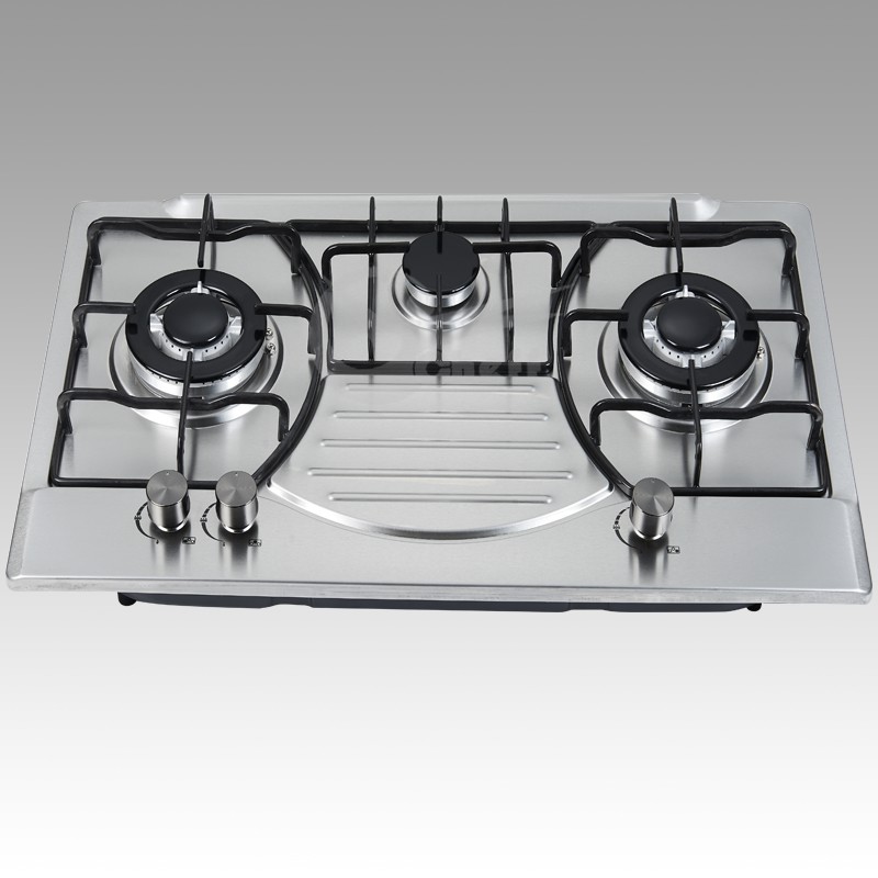 Newest modern stainless steel stove built-in hobs gas lpg hob for kitchen - Image 2