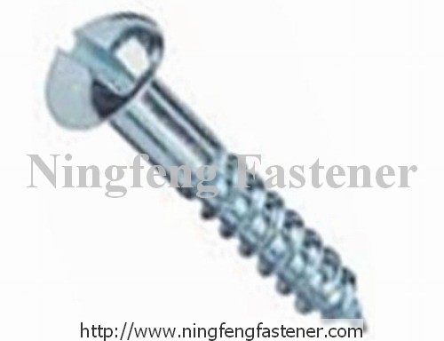 Slotted Round Head Wood Screw