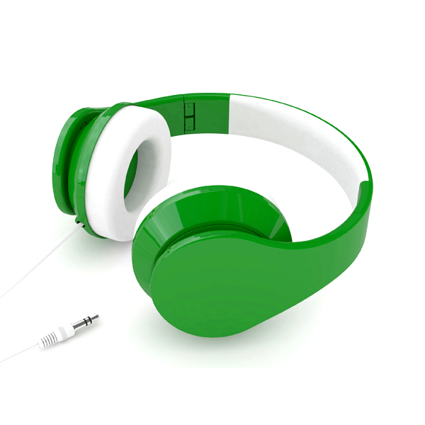 Over-Ear Stereo Headphones with Cushioned Earcups