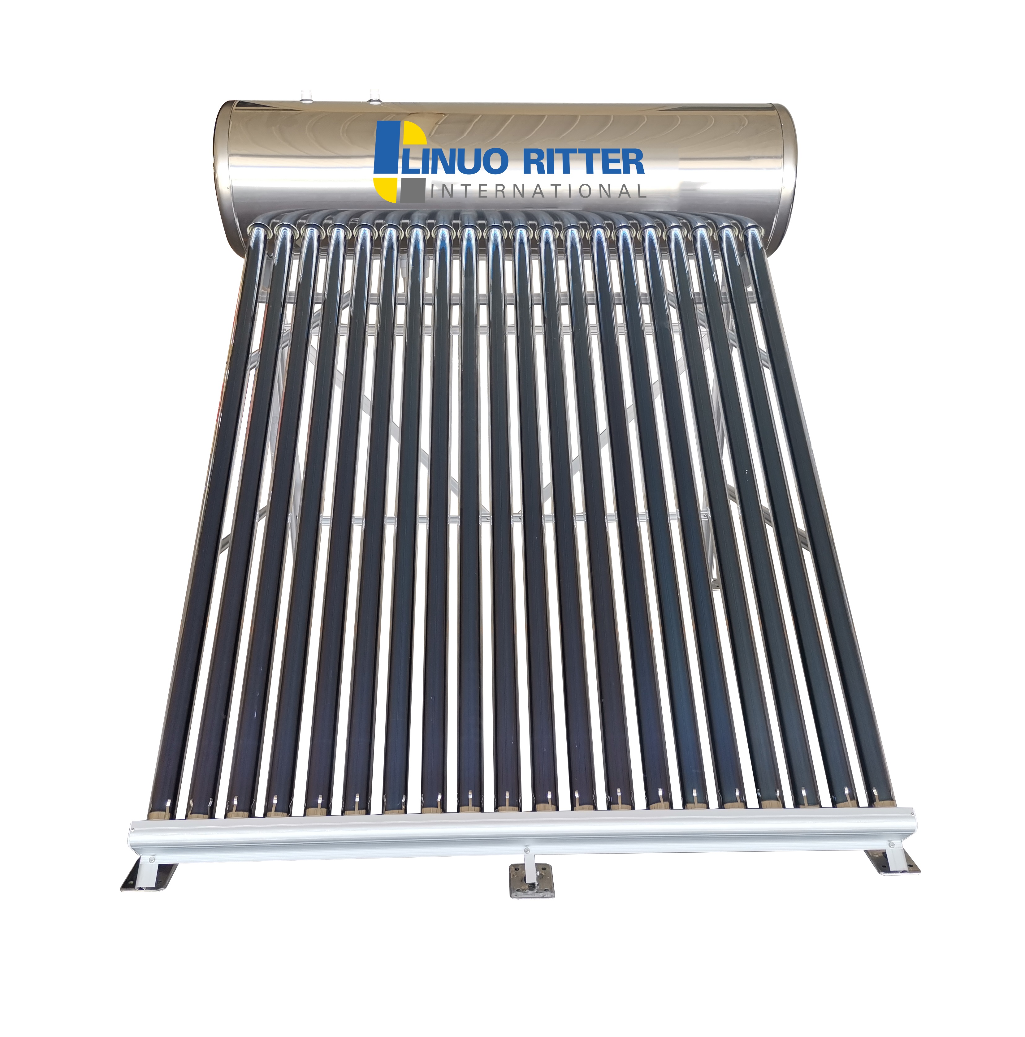 Non pressurized solar water heater with vacuum tubes 100L - Image 2