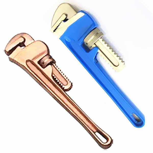 Non sparking aluminum bronze alloy pipe wrench factory - Image 3