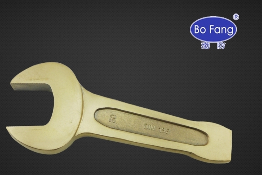 non sparking anti-spark alumium bronze beryllium copper striking open end wrench - Image 2