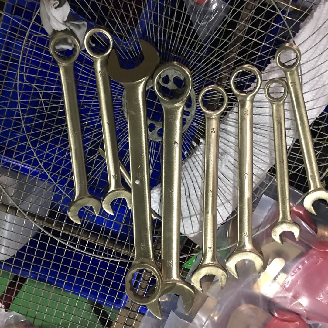Non sparking combination wrench,box end open end spanner , size 6-32mm, - Image 2