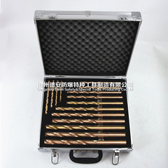 Beryllium Copper Non-Sparking Twist Drill Bit Set - 15 Pieces