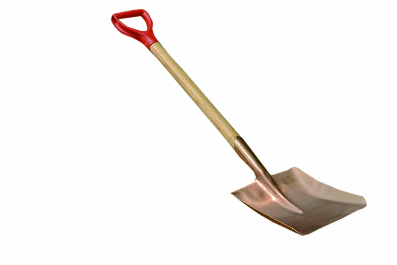 Non sparking shovel point shovel square dust pan brass shovel - Image 2