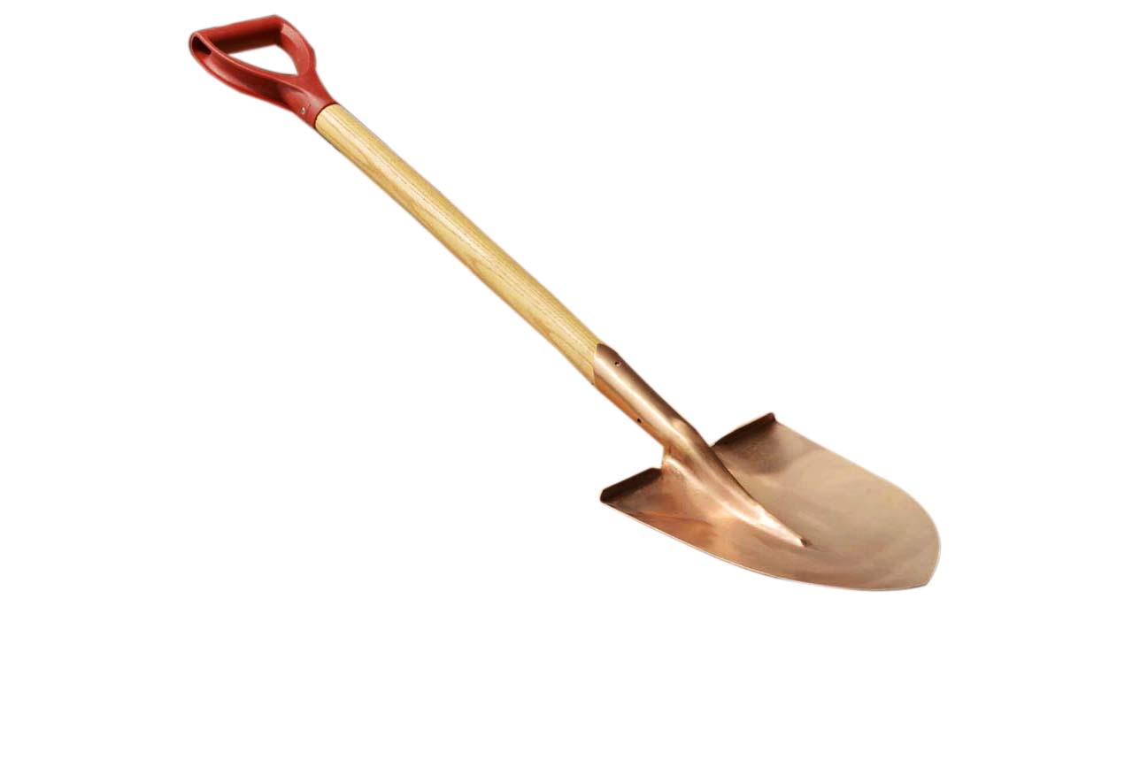 Non sparking shovel point shovel square dust pan brass shovel - Image 2
