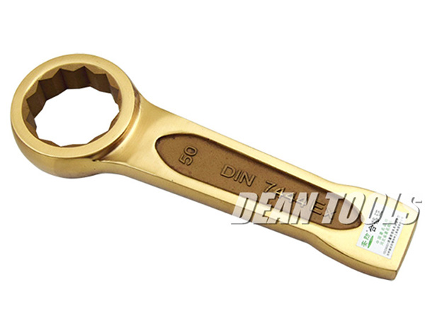 Non-Sparking Striking Box Wrench with 12-Point End
