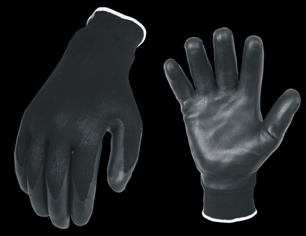 Nitrile Coated Work Gloves with Knit Wrist Cuff