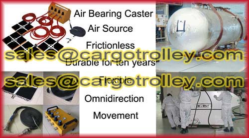 Air Bearing Casters for Heavy Load Transport