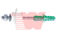 Nut and Bolt with Wall Plug