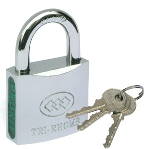 Hardened Steel Padlock with Multi-Lever Mechanism