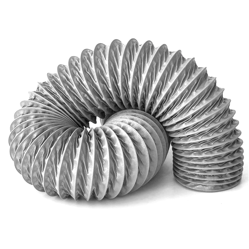 Nylon Cloth Flexible Duct with Steel Wire Reinforcement