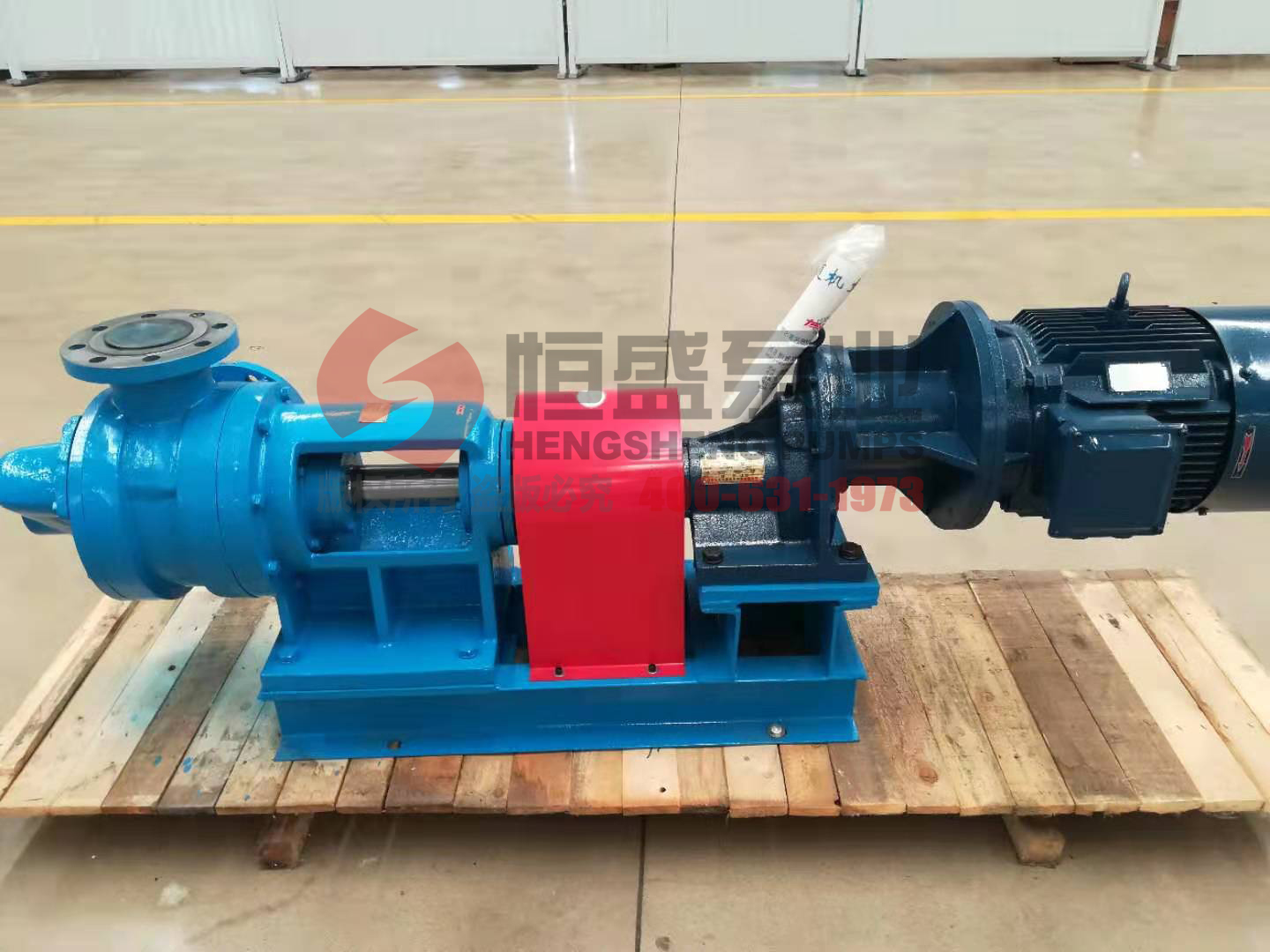 Technical diagram and overview of the NYP series internal gear pump
