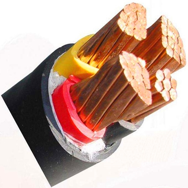 NYY copper conductor power cable cross-section and structure
