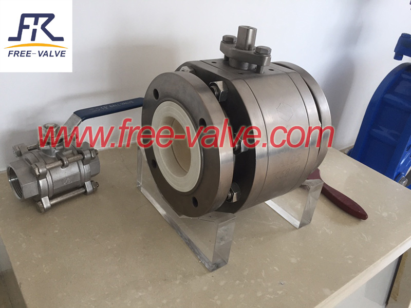 O Port Ceramic Lined Composite Ball Valve - Image 2