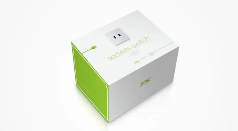 Smart socket switch with integrated USB charging ports.