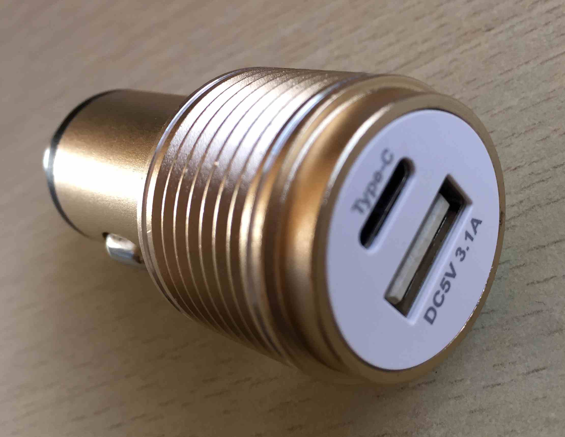 USB-A and USB Type-C Car Charger