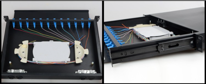ODF Fiber Optic Patch Panel Distribution Box 12 24 48 96F Termination Enclosure FC SC ST - Image 2
