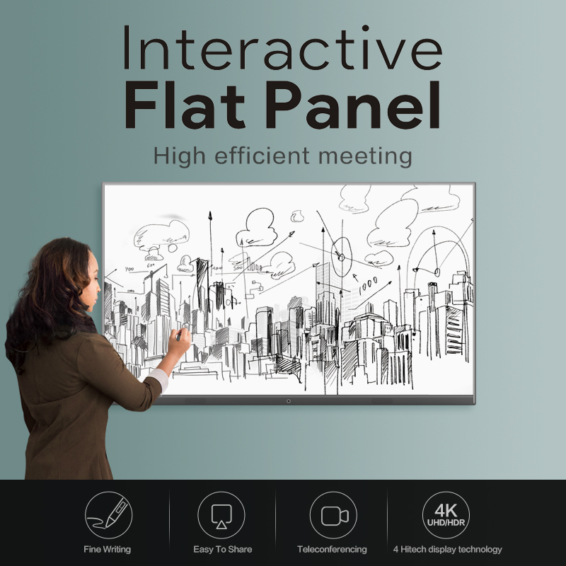 Interactive Flat Panel Display with 4K UHD/HDR Resolution
