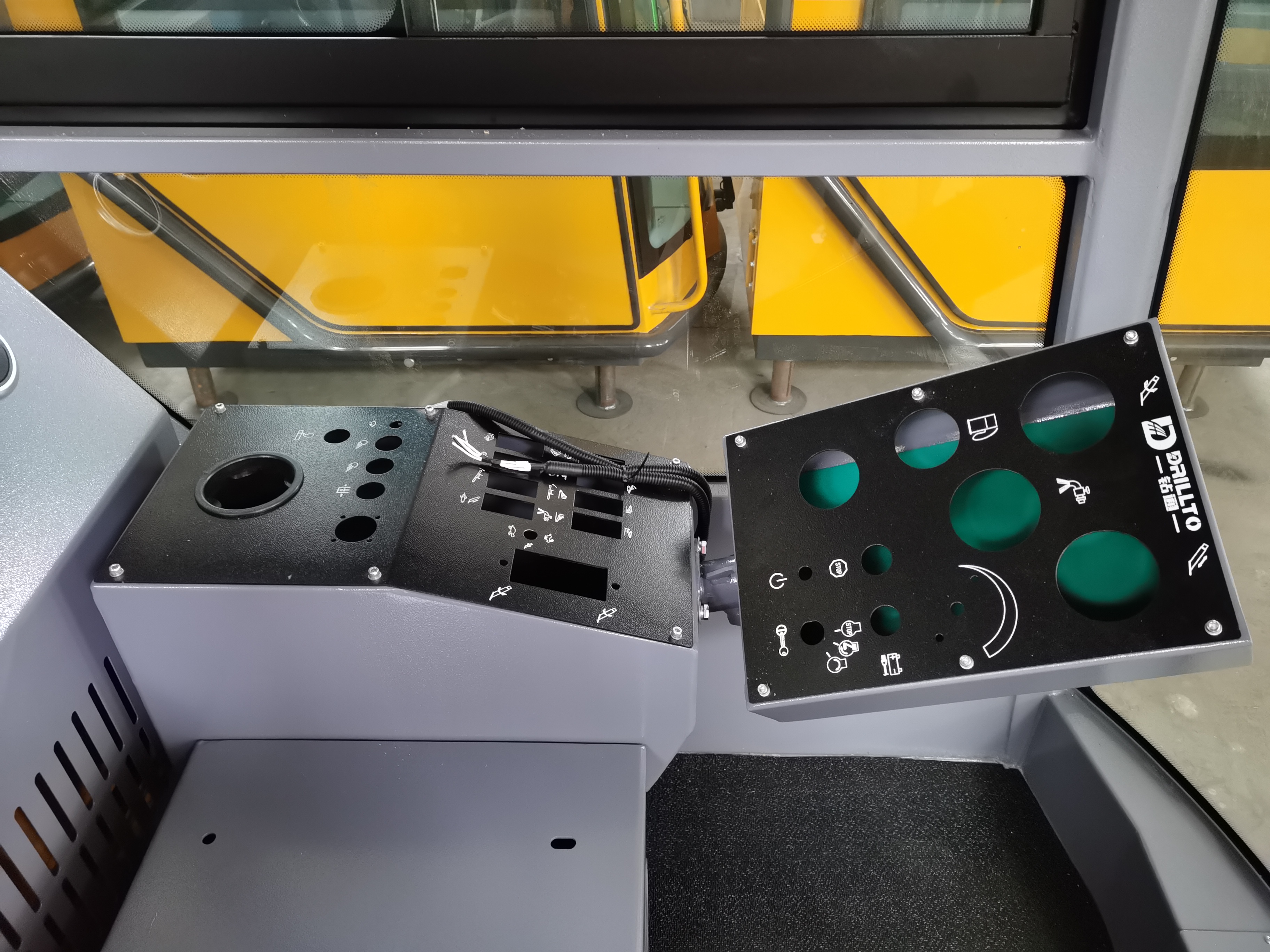 Operator cabin control panel