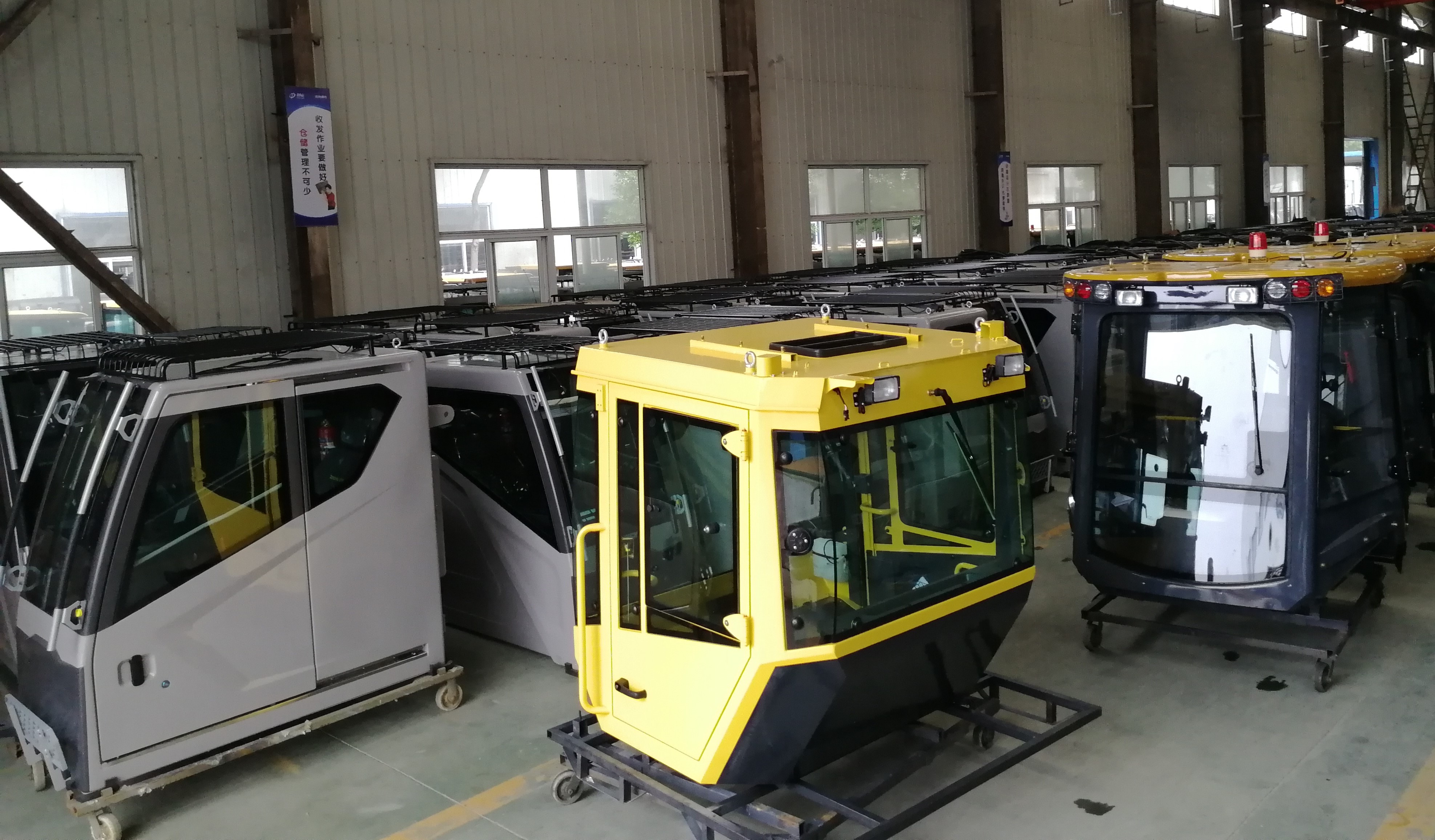 OEM cabin designed for various heavy machinery applications