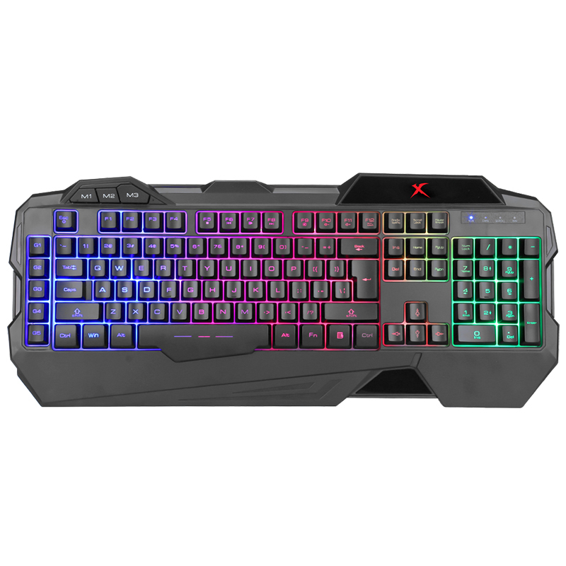 OEM Wired gaming multimedia keyboard with rainbow backlight - Image 2