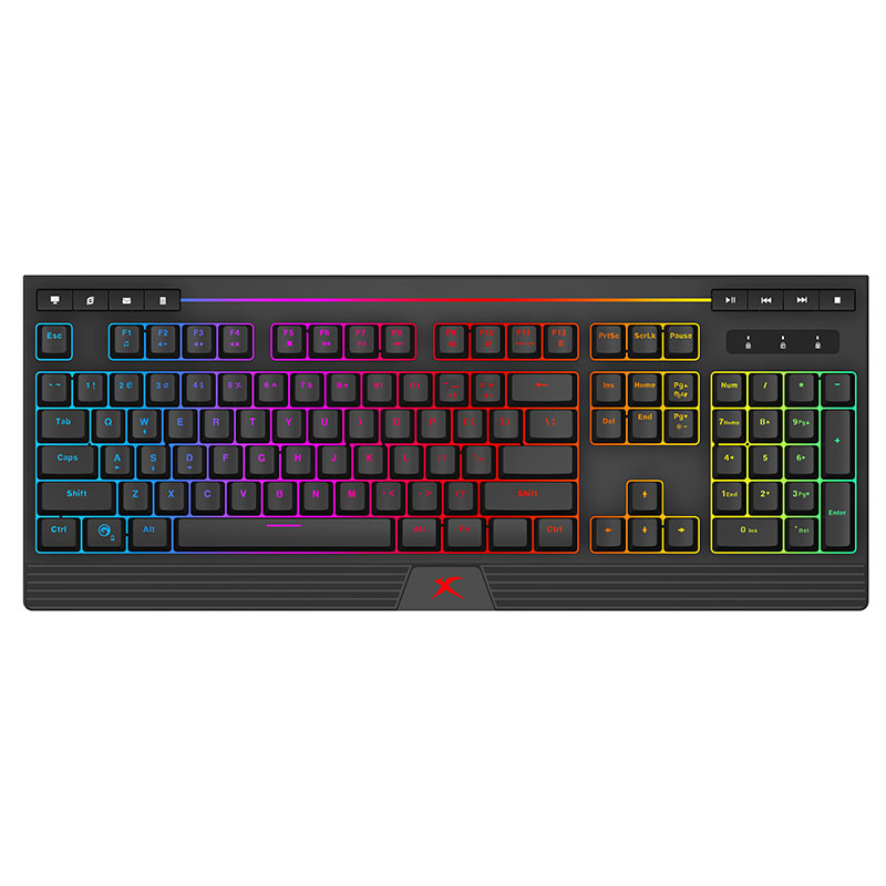 OEM Wired gaming multimedia keyboard with rainbow backlight - Image 2