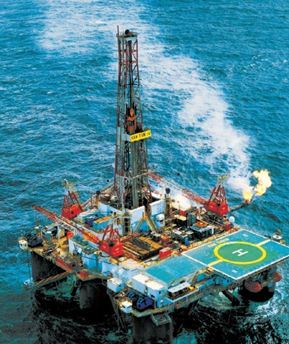 Offshore Oil and Gas Drilling Platform