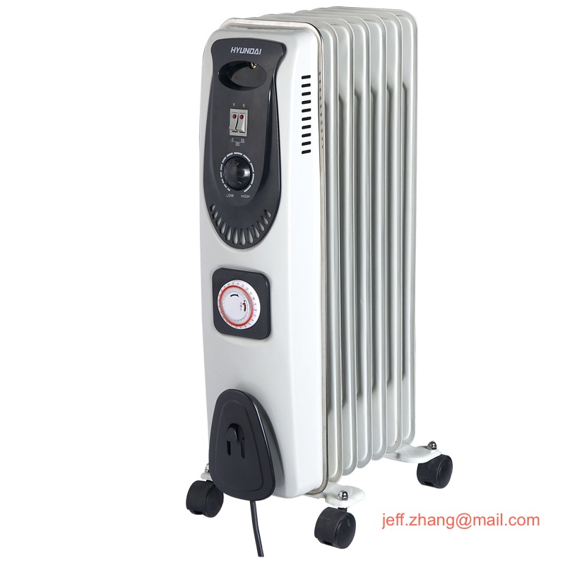 Oil-Filled Radiator Heater with Adjustable Thermostat
