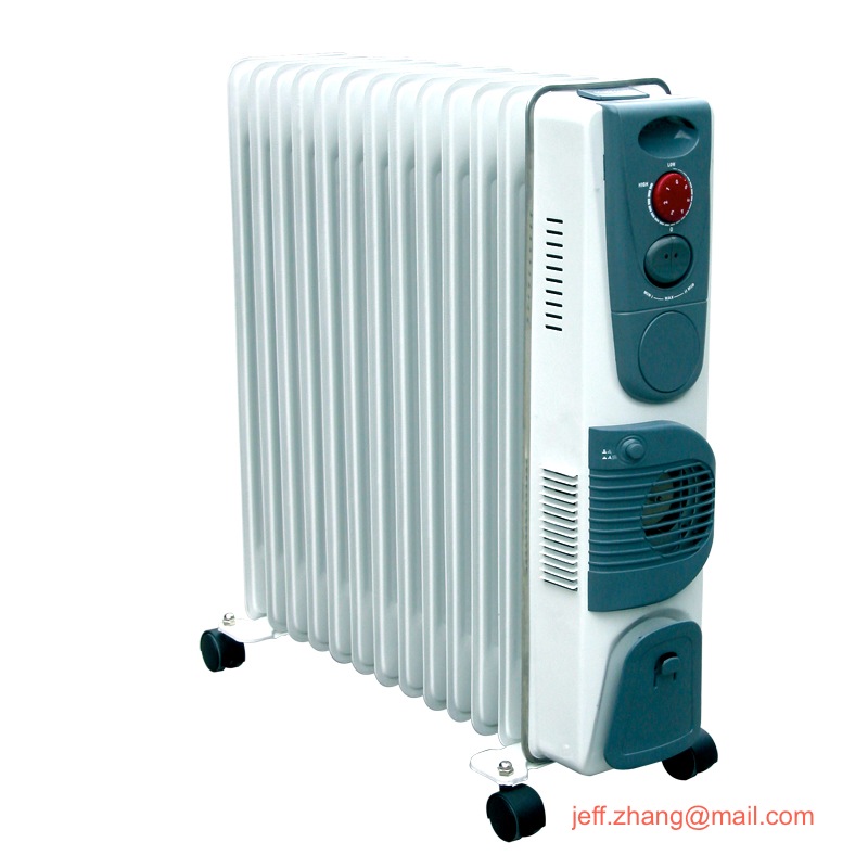 Oil-Filled Electric Radiator with Adjustable Thermostat