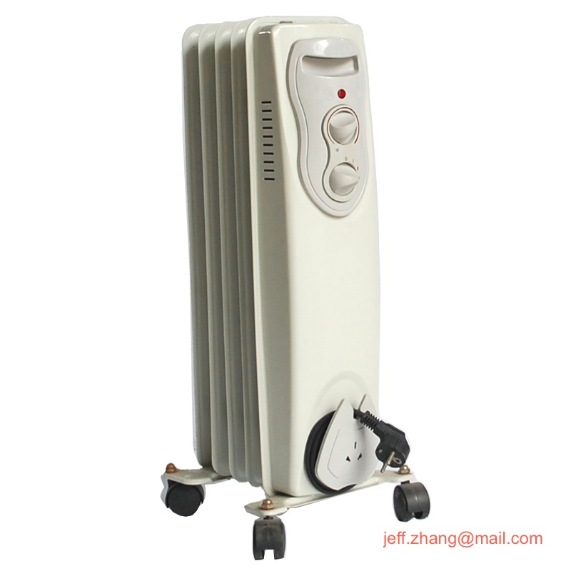 Oil-Filled Space Heater with Adjustable Thermostat