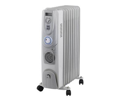 Oil-Filled Radiator with Adjustable Thermostat