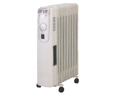 Oil Filled Radiator with Adjustable Thermostat