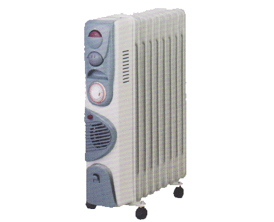 Oil-Filled Radiator with Adjustable Thermostat