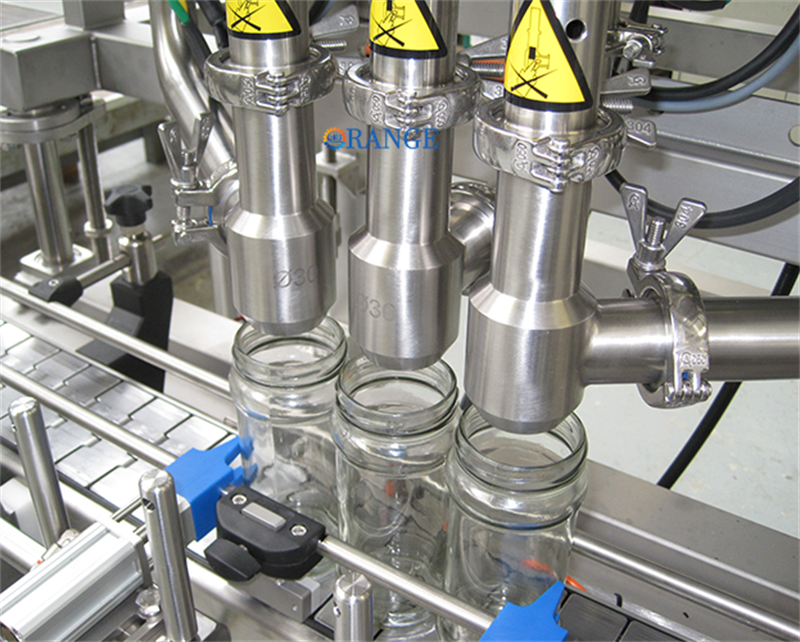 Automated filling machine system view