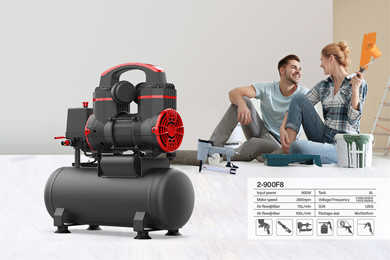 Oil free air compressor 2-900F8 - Image 2
