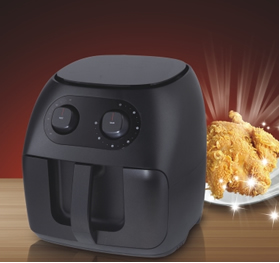 Oil-Free Air Fryer with Adjustable Temperature