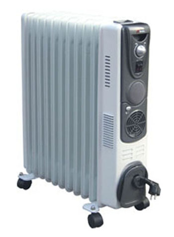 Oil-Filled Radiator Heater with Fan