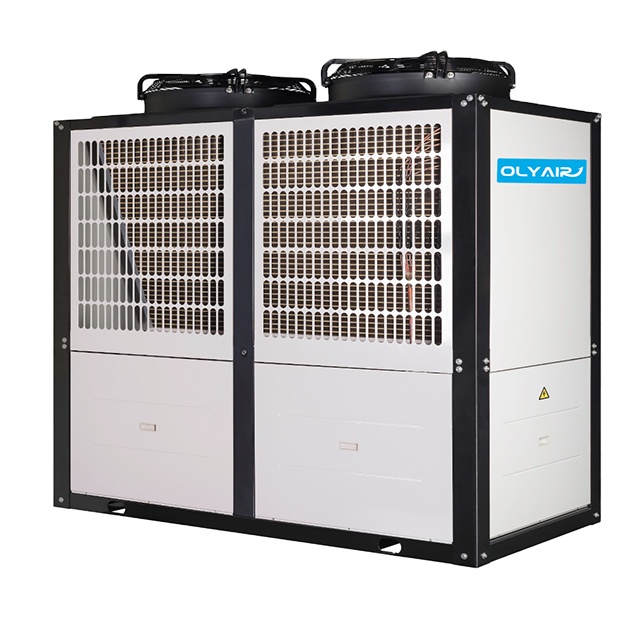 Air-Cooled Modular Heat Pump with Vortex Jet Compressor
