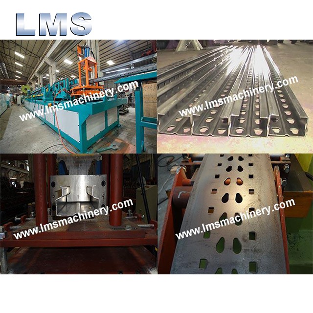 Rack Upright Roll Forming Machine with Hole Punching