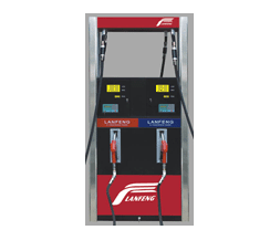 Double-Sided Fuel Dispensing Unit with Single Nozzle