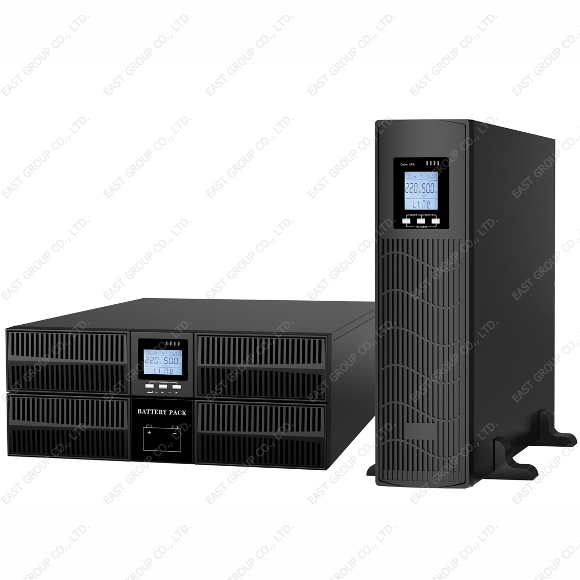 10-20 kVA Online UPS with 3:1 Output Power Factor