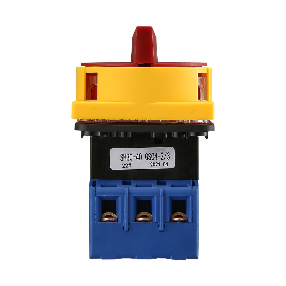 on/off Motor Reversing Voltmeter Ammeter Control 63A Change-Over Selector Switch on off - Image 3