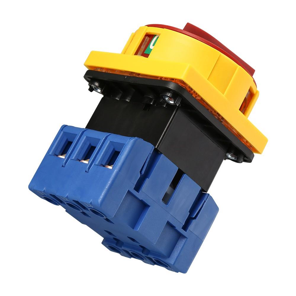 on/off Motor Reversing Voltmeter Ammeter Control 63A Change-Over Selector Switch on off - Image 2
